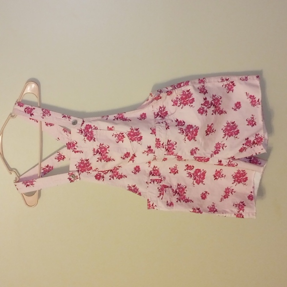 NWT Children's Place Pink Short Overalls